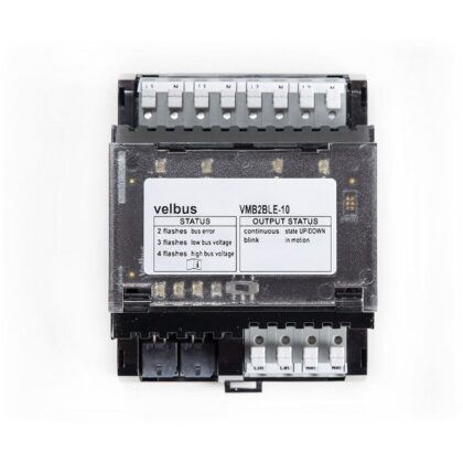 Velleman Tweekanaals Rolluik- en (Zon)Weringbesturingsmodule VMB2BLE-10