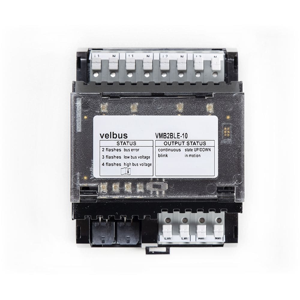 Velleman Tweekanaals Rolluik- en (Zon)Weringbesturingsmodule VMB2BLE-10