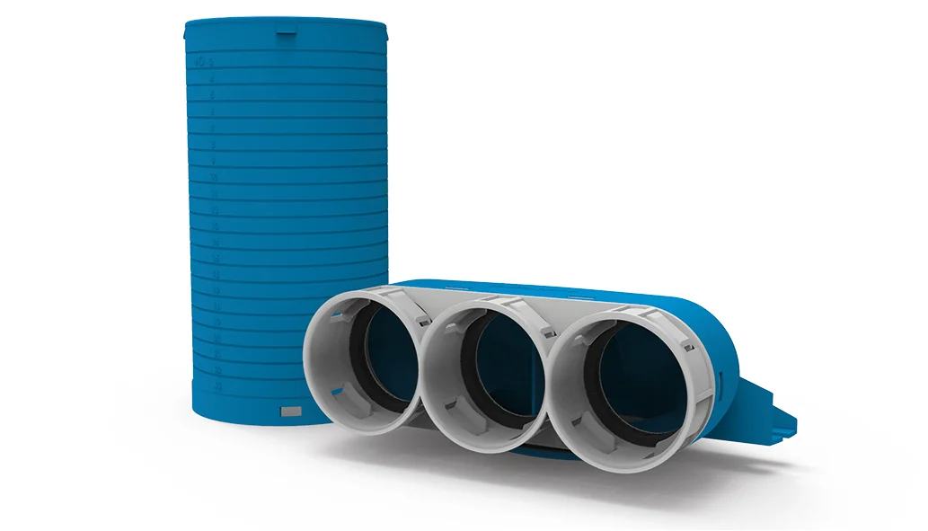 Vent-Axia VVCH250 69 / Ventielcoll. 3x d: 69-125mm 90gr met kraag vent-axia 2005000465