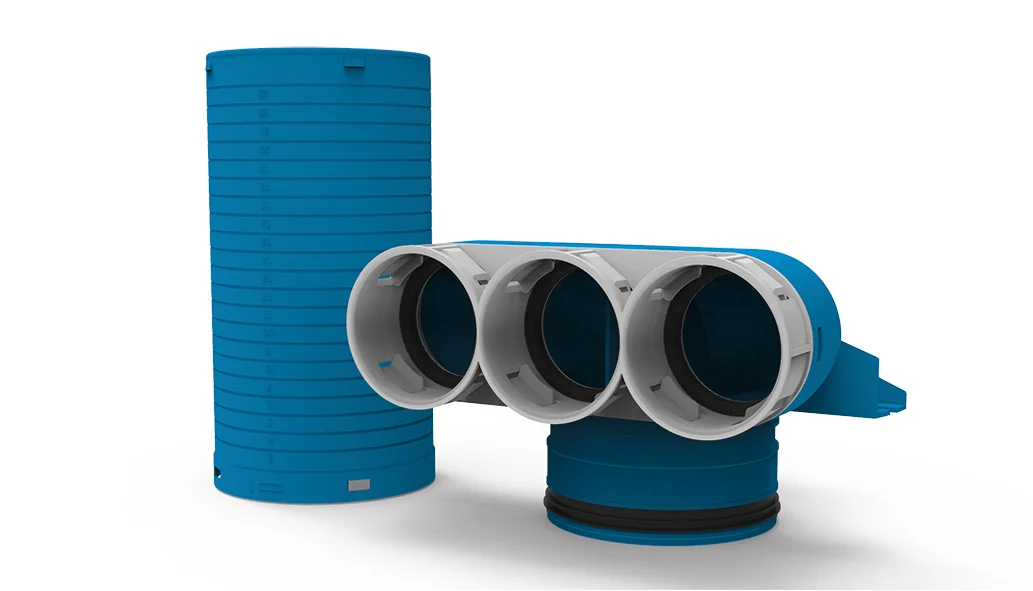 Vent-Axia VVCHL250-69 Ventielcoll. 3x d: 69-125mm 90g r+ huls vent-axia 2005000467