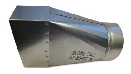Vent-Axia Verloopstuk vierkant op rond Vent-Axia Flat Duct System Galva Ø160mm staal 220x80mm FGG BCIV9982216