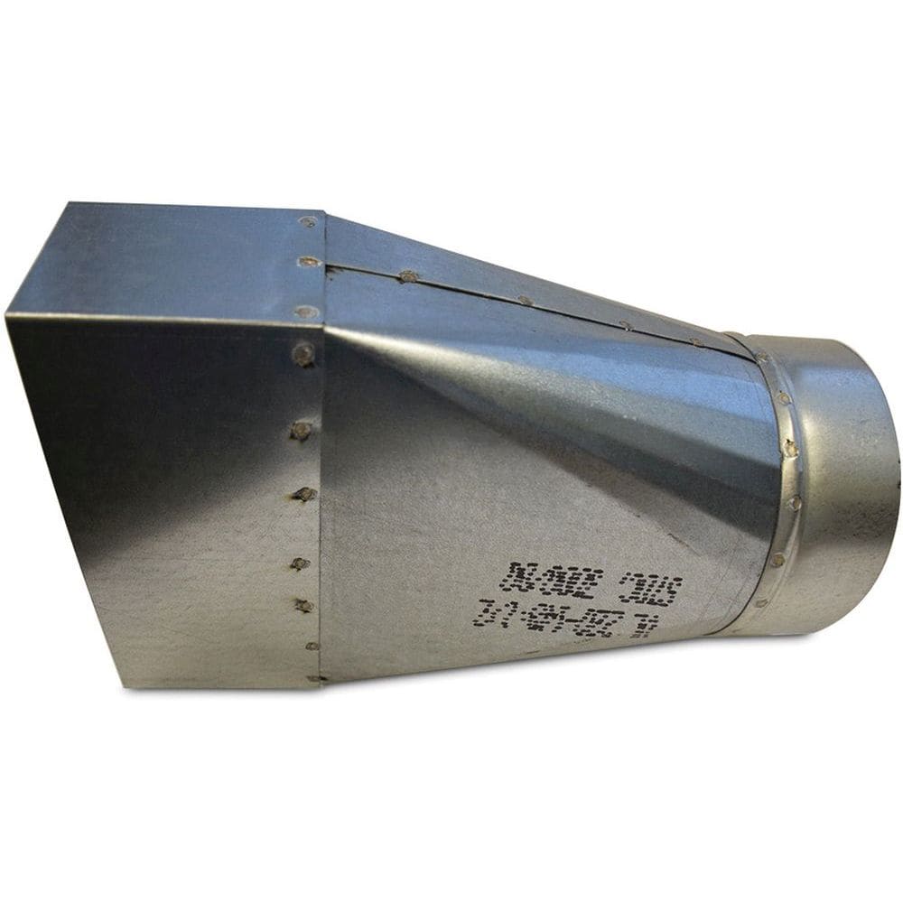 Ventilair FGG170-123 - Verloop naar rond 170x70 - Ø123 - galva 2004000084