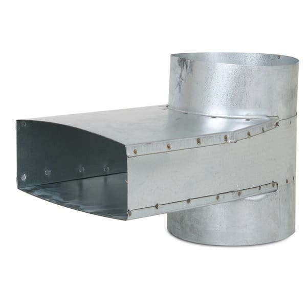 Ventilair Traphoek 220x80 naar rond 2xØ180 TRB2x220-180 2004000152