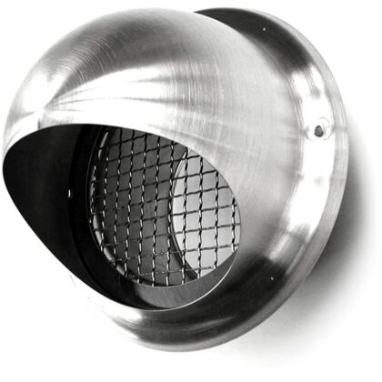 Ventilair BOLI 160 - Bolrooster - Ø160 - RVS - met gaas - buitenmontage 3007000052