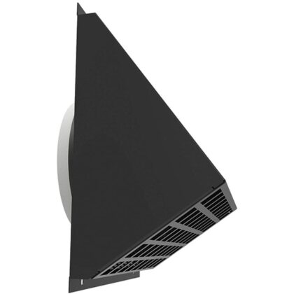 Ventilair MR 160 Z - Geveldoorvoer - Ø160 - zwart 3007000305