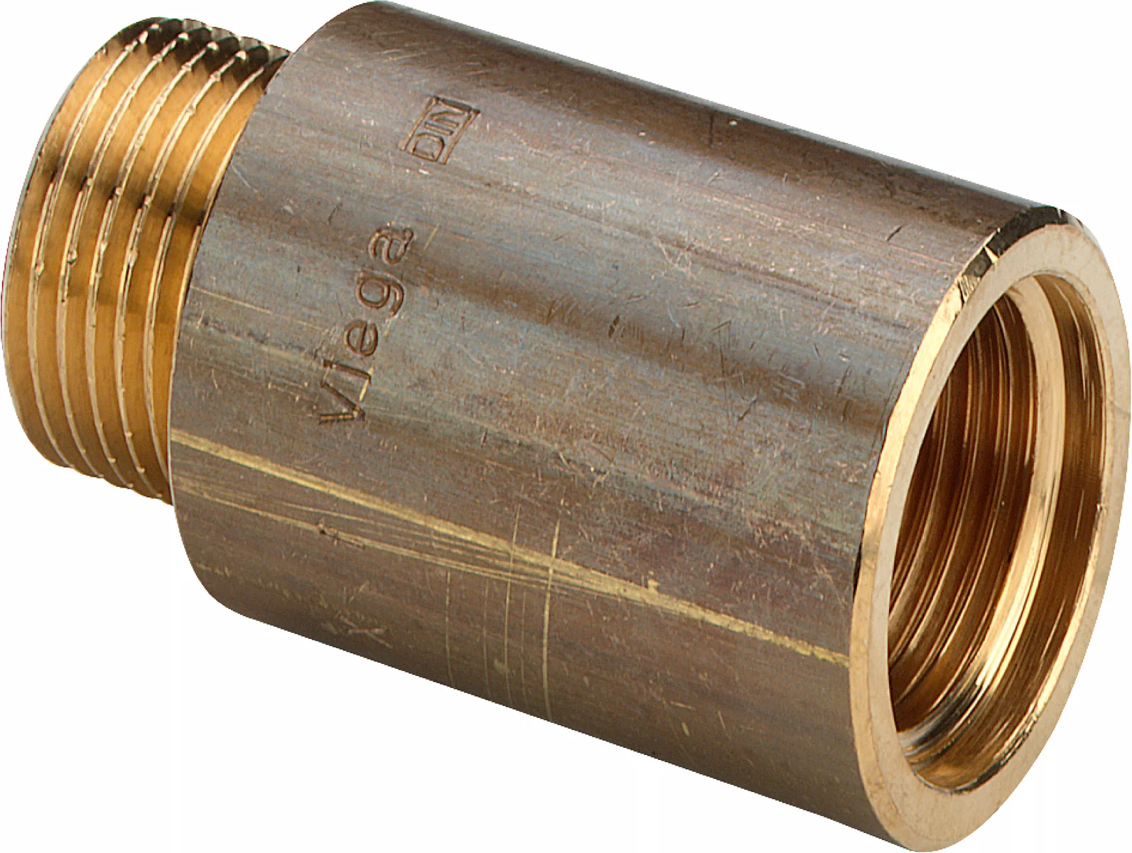 Viega Draadverlengstuk messing 1/2" x 10mm Viega 1513 100490