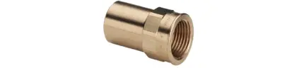Viega Insteek overgangsstuk brons 22x3/4" MF (drink)water Viega Profipress Koper 2212.1 117481