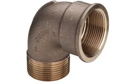 Viega Knie 90 brons 3/4 MF viega model 3092 264000