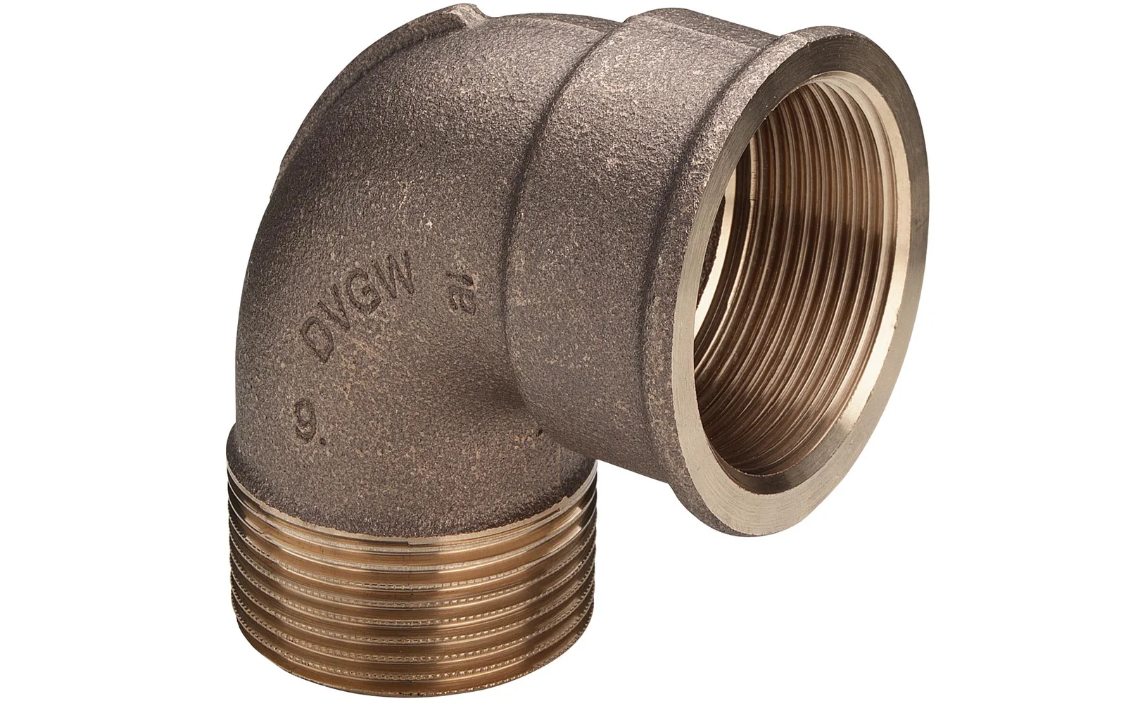 Viega Knie 90 brons 3/4 MF viega model 3092 264000
