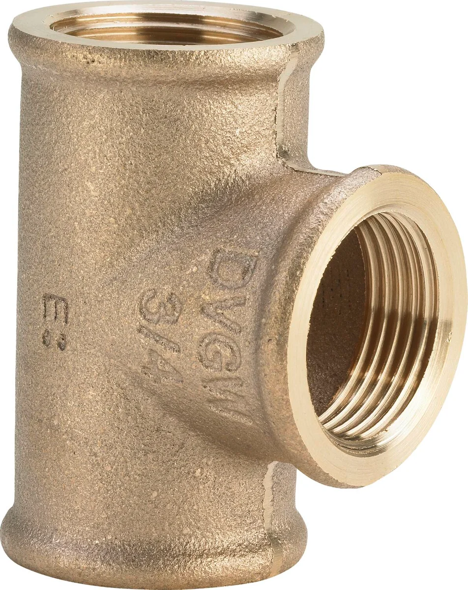 Viega T-stuk brons 3/4 viega model 3130 264246