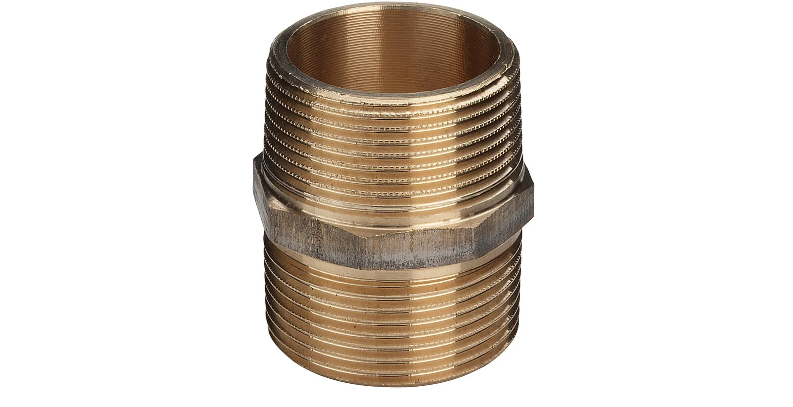 Viega Dubbele nippel brons met zeskant 1/2 viega model 3280 266592