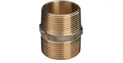 Viega Dubbele nippel brons met zeskant 3/4 viega model 3280 266615