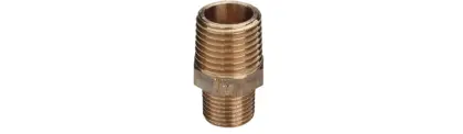 Viega Draadverloopnippel brons 5/4" x 1" MM Viega 3245 269173