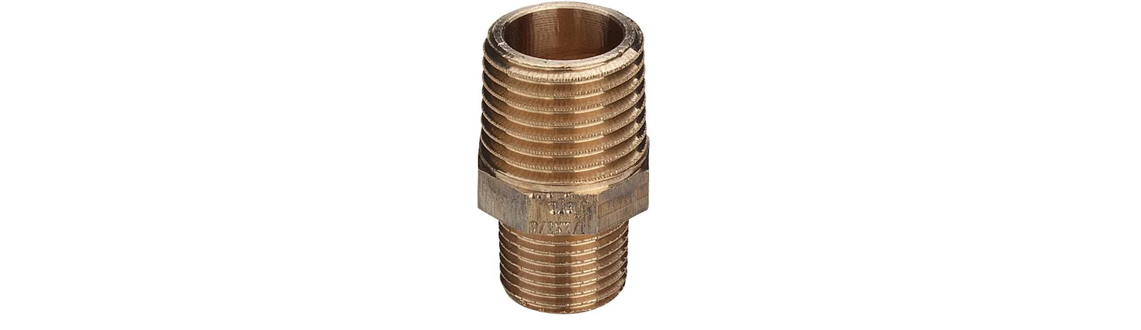 Viega Draadverloopnippel brons 5/4" x 1" MM Viega 3245 269173