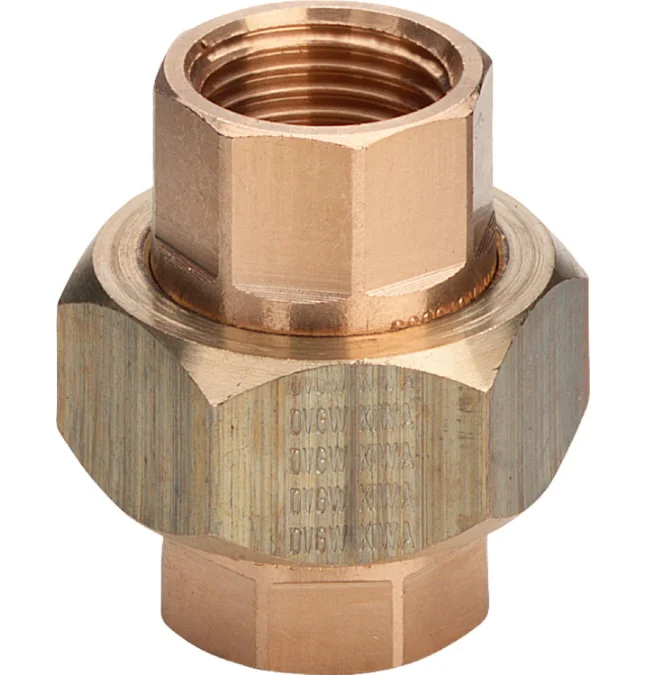 Viega Draad-3-delige koppeling FF brons vlakdichtend 5/4" Viega 3330 271053