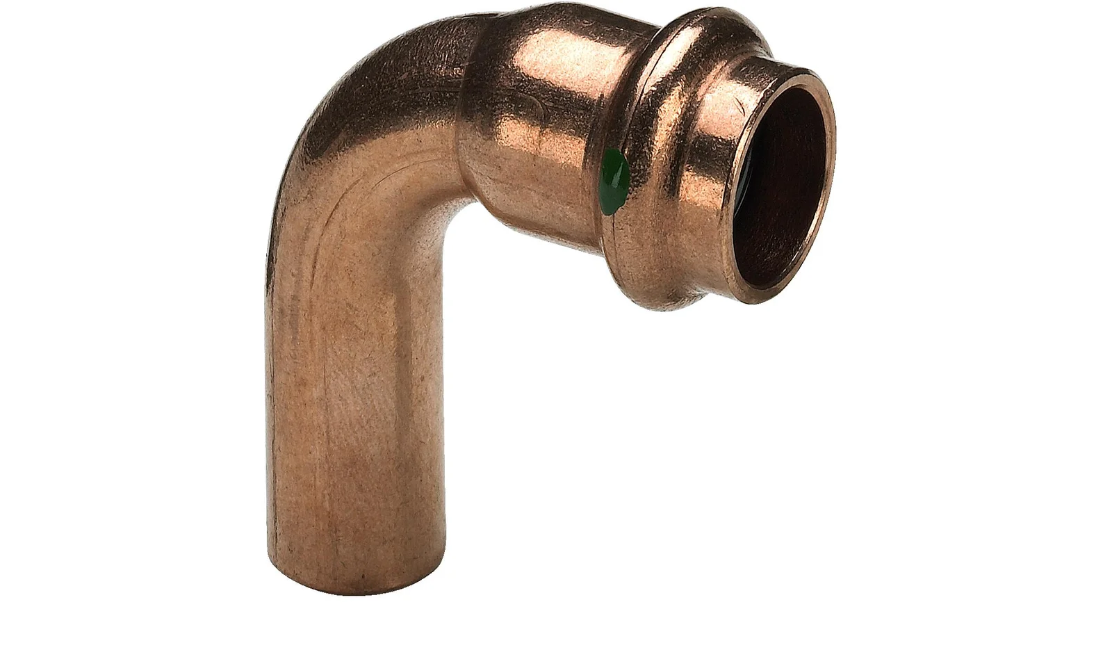 Viega Persinsteekbocht koper 42mm MF 90° (drink)water Viega Profipress Koper 2416.1 291709
