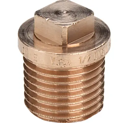 Viega Draadstop brons met buitenrand 2" M Viega 3290 322151