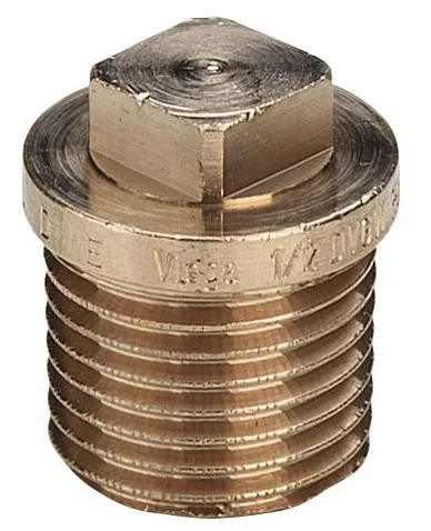 Viega Draadstop brons met buitenrand 5/4" M Viega 3290 322175