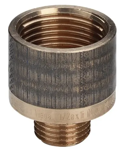 Viega Draadverloopmof brons 1" x 3/4" FM Viega 3242 335311