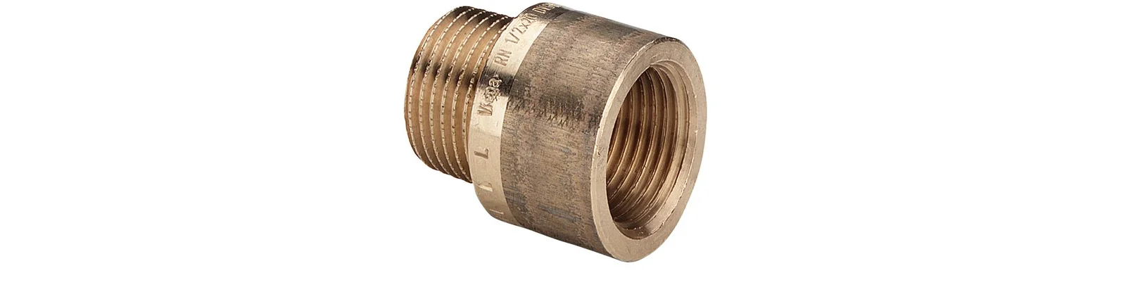 Viega Draadverlengstuk brons 1/2" x 30mm Viega 3525 354992