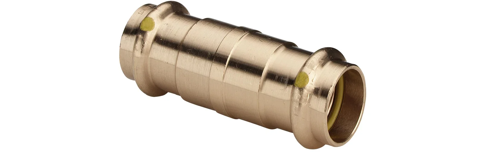 Viega Persschuifmof brons 18mm FF gas Viega Profipress G Koper 2615.5 394172