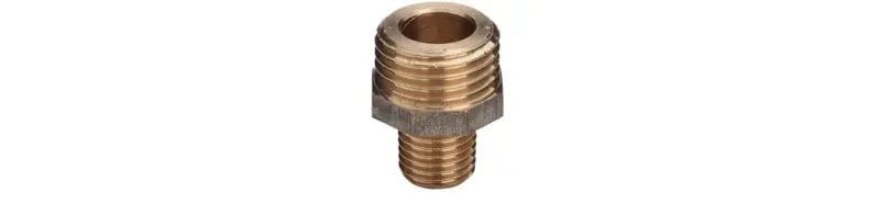 Viega Draadovergangsstuk brons 1" M x 5/4" M Viega 3247 446857