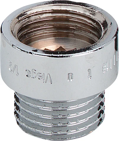Viega Draadverlengstuk brons verchroomd 1/2" x 15mm Viega 3526 447168