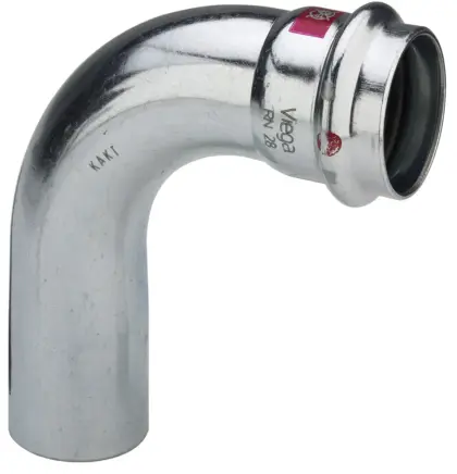 Viega Persinsteekbocht staal 28mm MF 90° verwarming Viega Prestabo 1116.1 558222