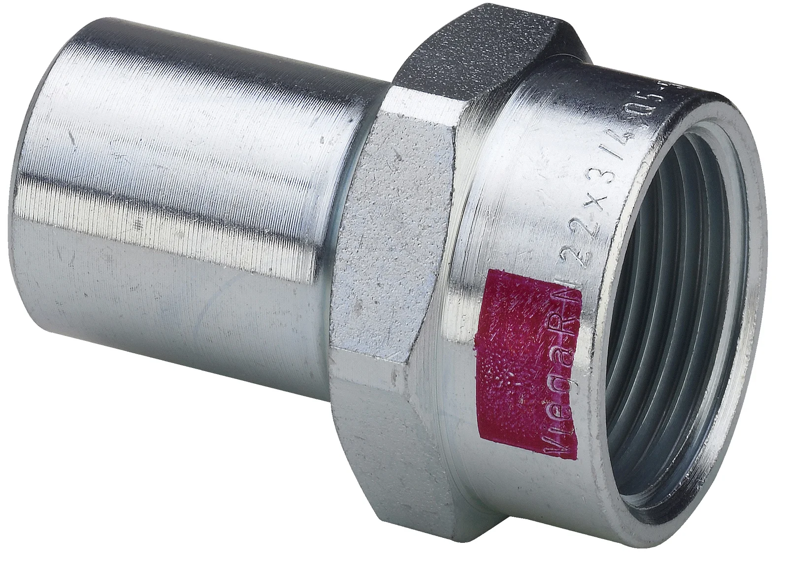 Viega Insteek overgangsstuk staal 18x1/2" MF verwarming Viega Prestabo 1112.1 559144