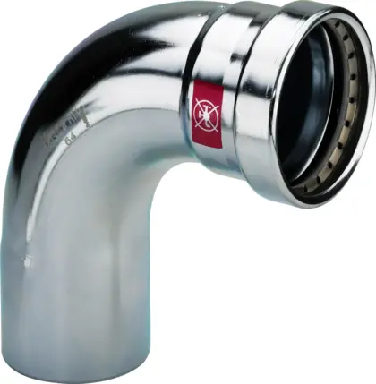 Viega Persinsteekbocht staal 76.1mm MF 45° verwarming Viega Prestabo 1126.1XL 597696