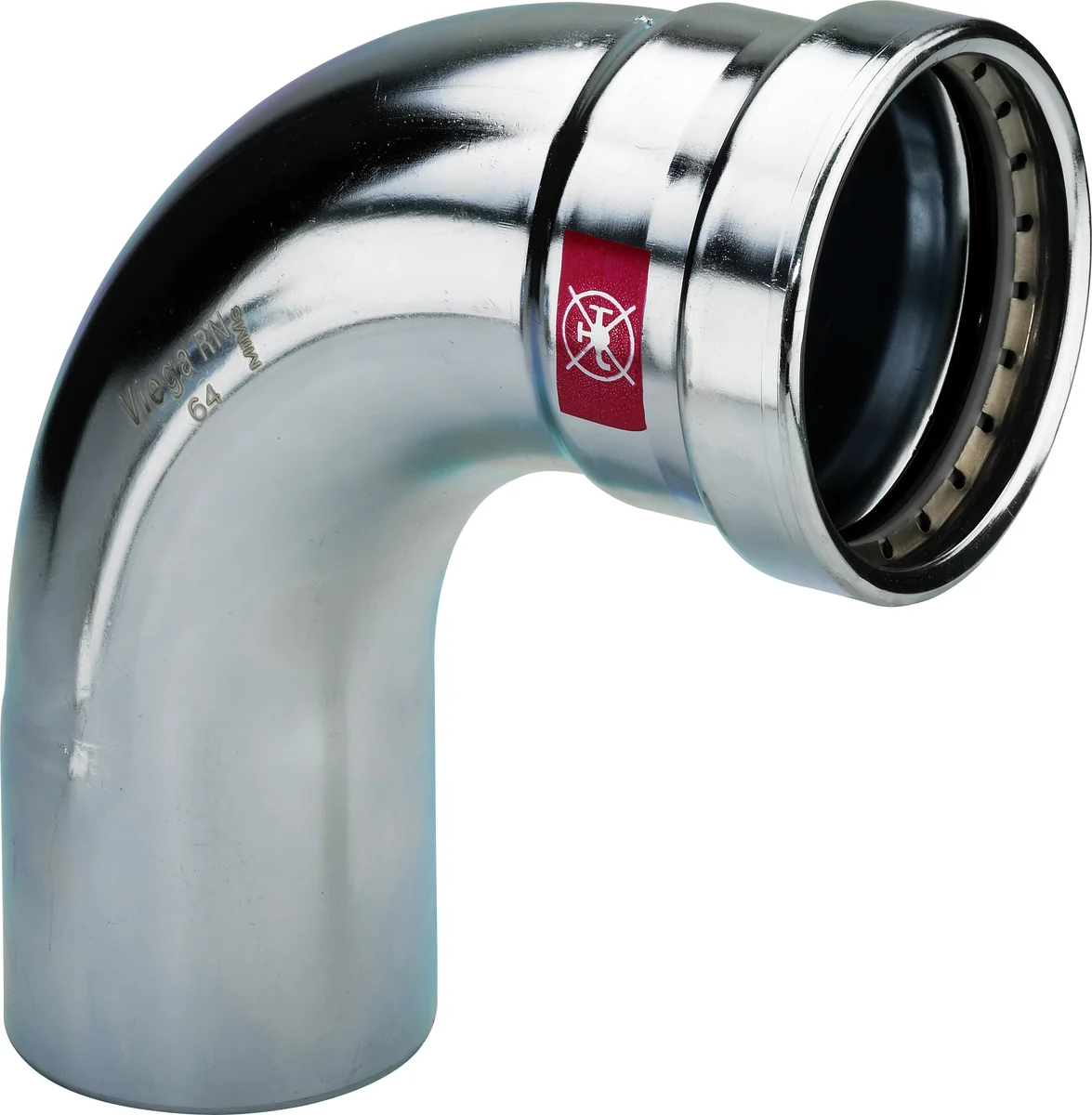 Viega Persinsteekbocht staal 76.1mm MF 45° verwarming Viega Prestabo 1126.1XL 597696