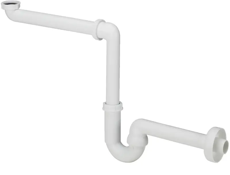 Viega Kunststof sifon enkel wit 11/4 x 40 mm plaatsbesparend model 5729 viega 606237