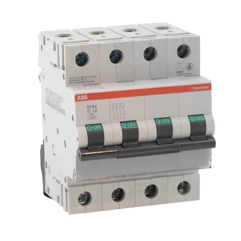 Vynckier (ABB) EP60 automaat 6kA 4P D 50A 2CDB102401R0501