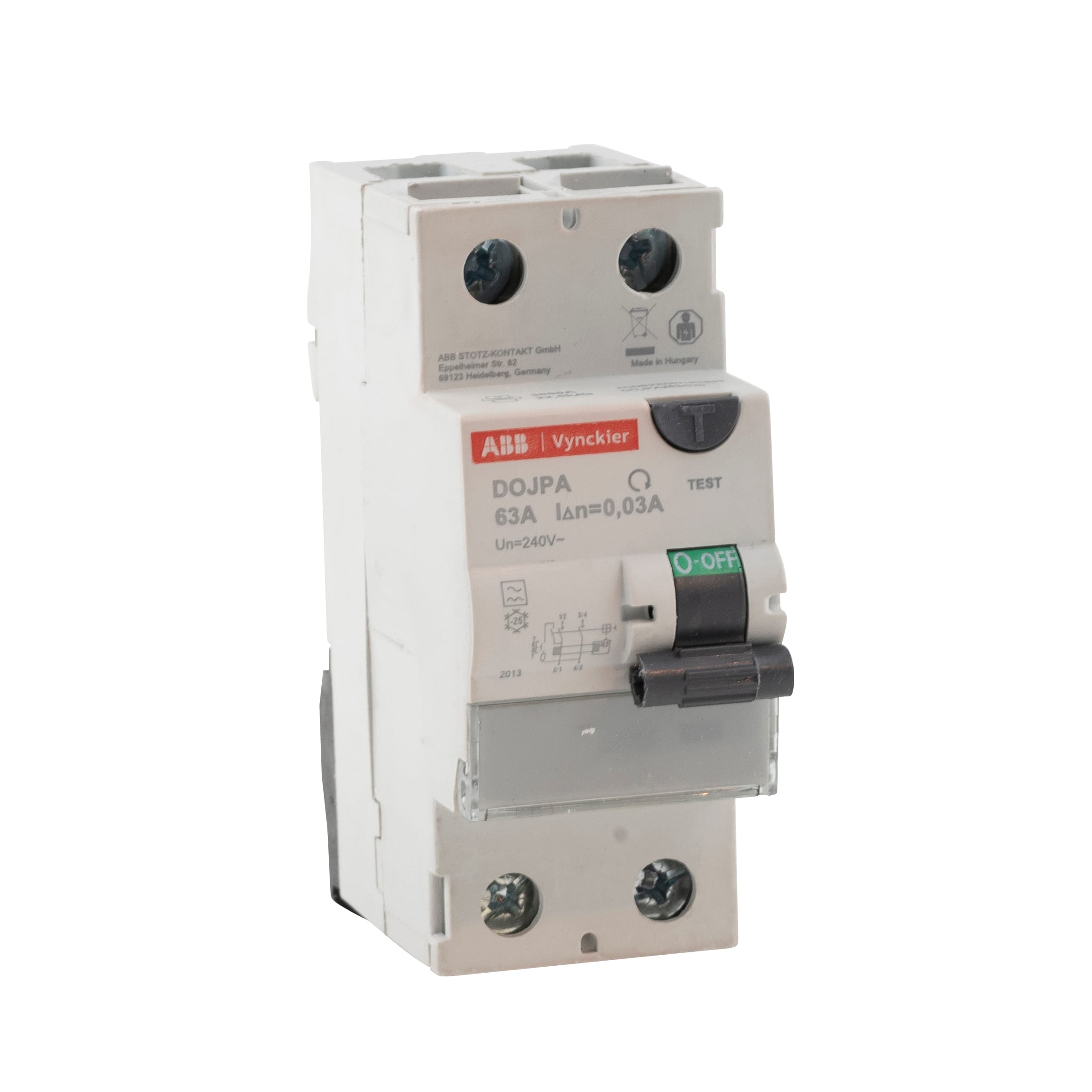 Vynckier (ABB) FIXWELL Differentieel DOJP/263/300 2CDB222201R3630