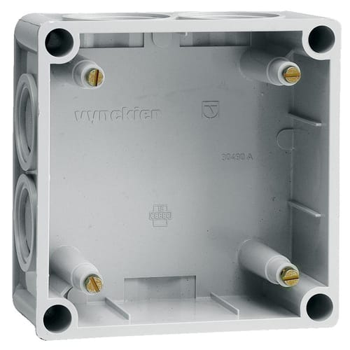 Vynckier (ABB) Opbouwdoos KIM 16/32A grijs voor contactdozen DIN-rail installatie 2CDB600767R0000