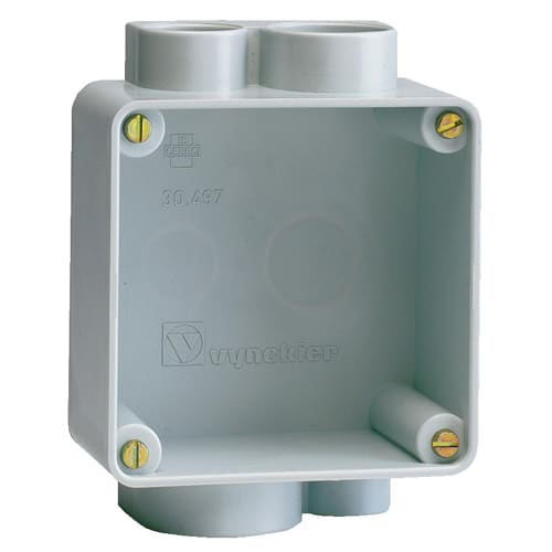 Vynckier (ABB) Inbouwdoos KIM 1-voudig grijs 16/32A voor apparaataansluiting rond/vierkant 2CDB600769R0000