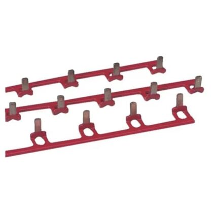 Vynckier (ABB) Verbindingsrail PIN Vynckier BV-G 3P 10mm² 18M kit rood geïsoleerd voor ABB VY 2CDB624871R0000