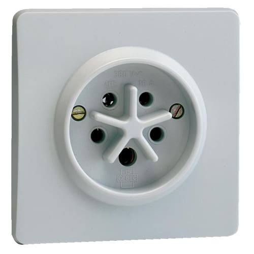 Vynckier (ABB) Contactdoos KIM 3P+N+A 16A grijs 400V 1-voudig voor industrieel gebruik 2CDB710013R0000