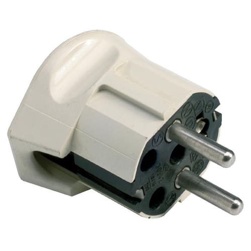 Vynckier (ABB) Stekker 2P+A 16A 250V met laterale uitgang ivoor bedradingsaccessoire 2CDB720001R0000