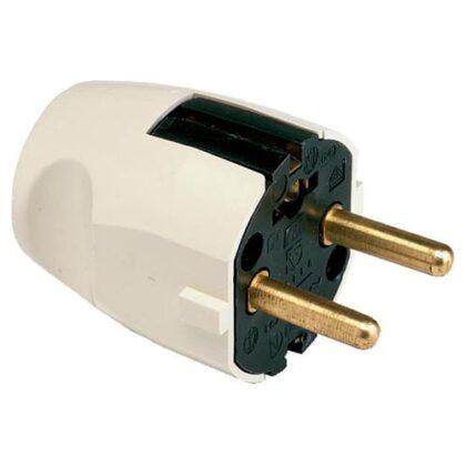 Vynckier (ABB) Stekker 16A 2P met rechte uitgang ivoor voor elektrische aansluitingen 2CDB720004R0000