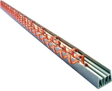 Vynckier (ABB) Verbindingsrail Pin Vynckier BV-SU 4P 10mm² 55x3P/4P 1m kit voor EPC30 2CDB846001R1055
