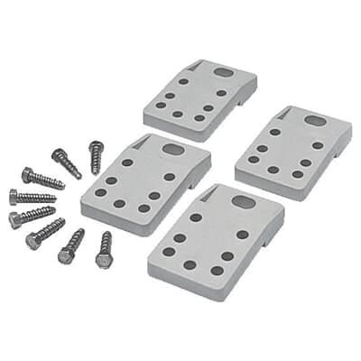 Vynckier (ABB) ARIA Polyester kast bevestigingsvoetjes voetjes kunststof (set 4 stuks) 4TBA831001C0100