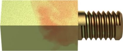 Vynckier (ABB) Stut M6-M6 lengte 15mm staal set van 100 stuks voor kastmontage 4TBC811337C0100