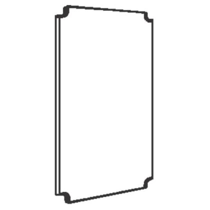 Vynckier (ABB) Montageplaat EH3 type 2 pertinax voor kast apparatuur installatie 4TBE843057C0100