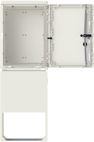 Vynckier (ABB) Voetpadkast EH3 1200mm IP44 IK10 polyester voor buiten elektrische installaties 4TBE843474N2100