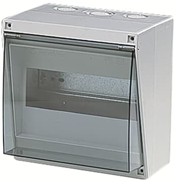 Vynckier (ABB) Verdeelkast Fix-o-Rail Junior 8M 1R IP40 transparant opbouw/inbouw 4TBR610156C0200