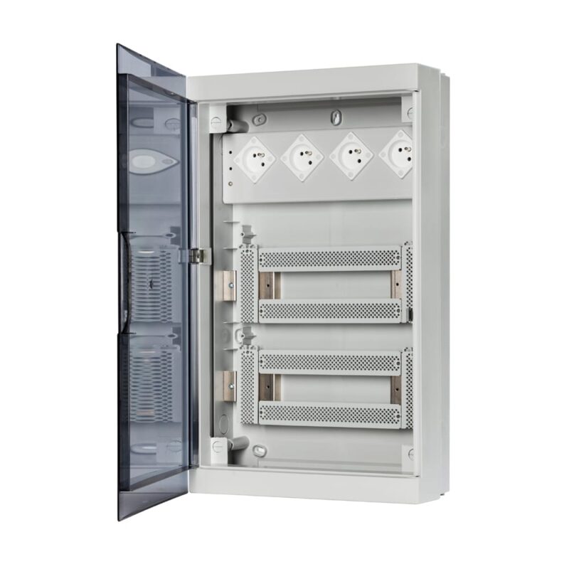 Vynckier (ABB) Verdeelkast Fix-o-Rail 150 Media 54M 3R IP40 600x355x150mm 4TBR651723C0200