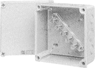 Vynckier (ABB) Aansluitdoos Series 55 16mm² met klemmen metrische kabelwartels opbouw 4TBS555154C0200