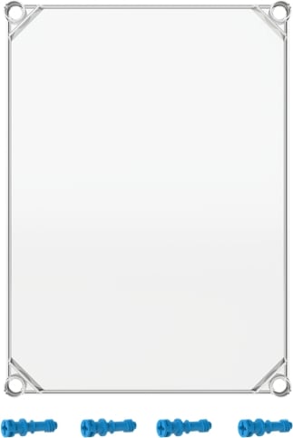 Vynckier (ABB) VMS 43 Modulaire polycarbonaat systeemkast deksel (transparant) 4TBV853007C0100