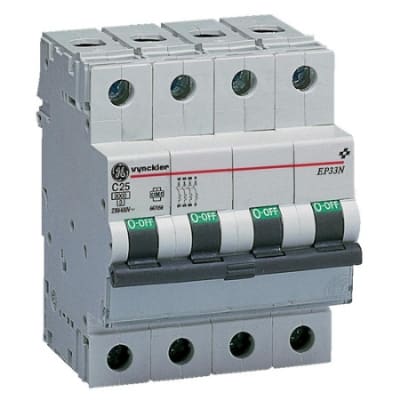 Vynckier (ABB) EP30 automatische schakelaar 3kA 3P+N C 50A 667062